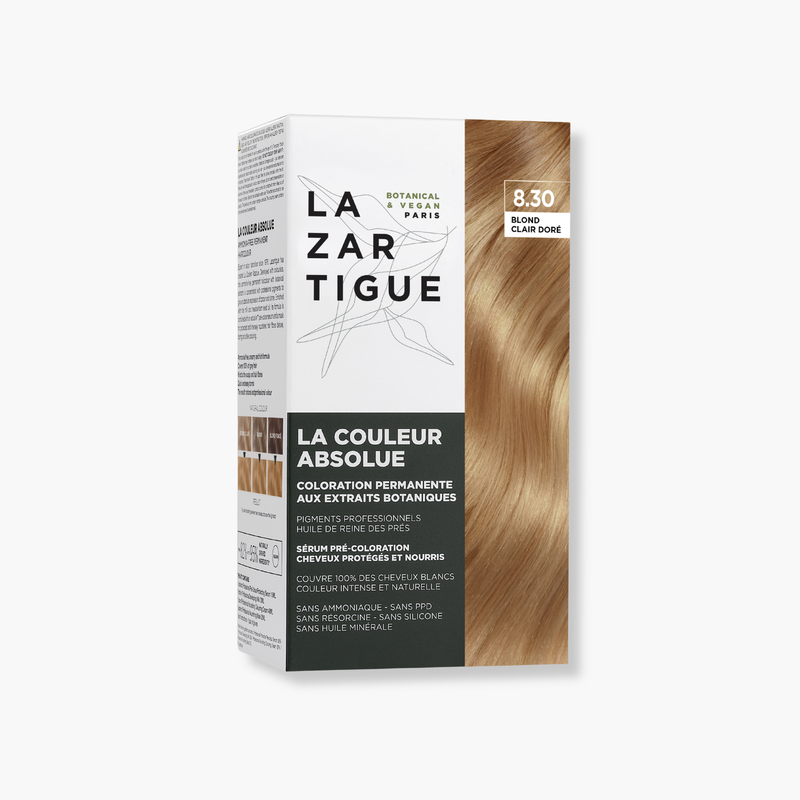La Couleur Absolue 8.30 Blond Clair Doré ( Coloration permanente aux extraits botaniques )
