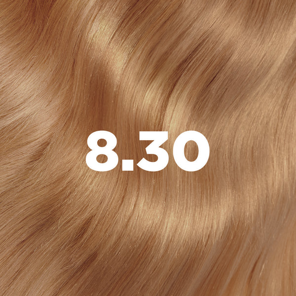 La Couleur Absolue 8.30 Blond Clair Doré ( Coloration permanente aux e –  Lazartigue