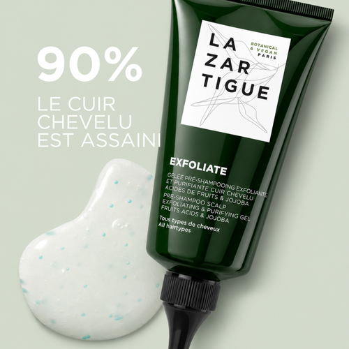 Gelée pré-shampoing Exfoliate (Gelée pré-shampoing exfoliante et purifiante cuir chevelu)