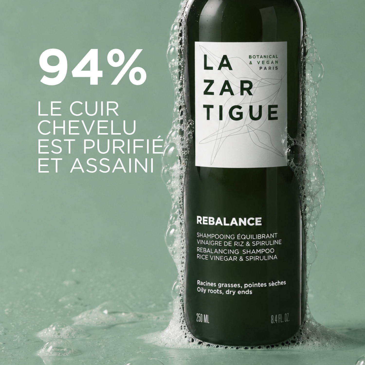 Shampoing rebalance (Shampoing équilibrant racines & pointes)
