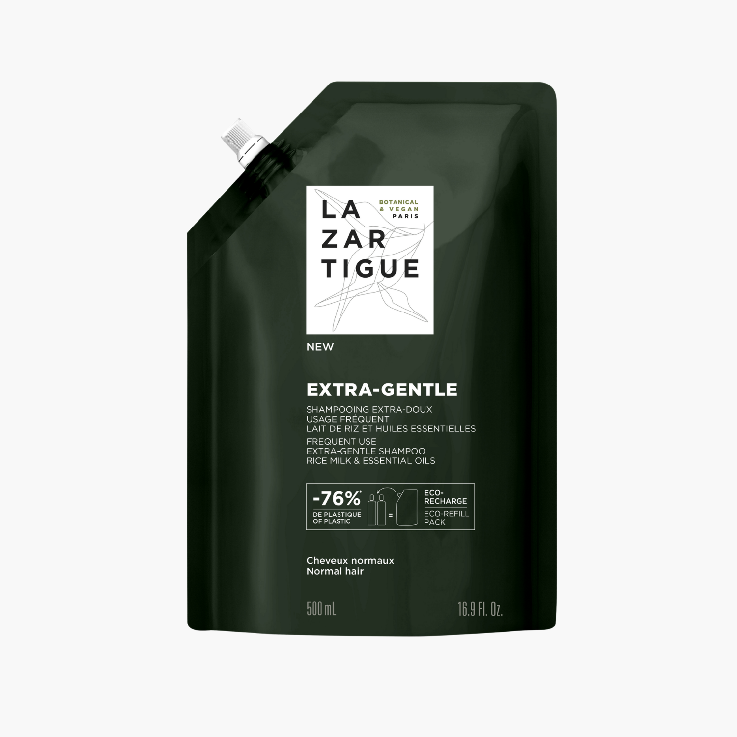 RECHARGE SHAMPOING EXTRA-GENTLE ( Shampoing extra-doux usage fréquent)
