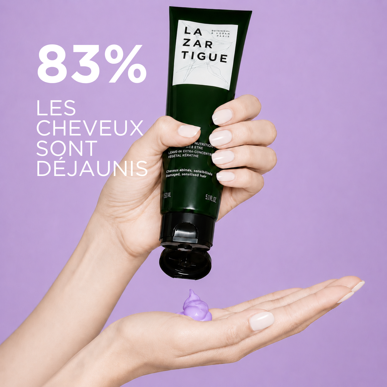 SOIN APRES-SHAMPOING NEUTRALIZE (Soin Après-shampoing Violet Déjaunissant)