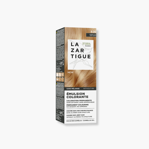 Emulsion Colorante 8.00 Blond Clair (Coloration permanente - sans mélange - non éclaircissante)