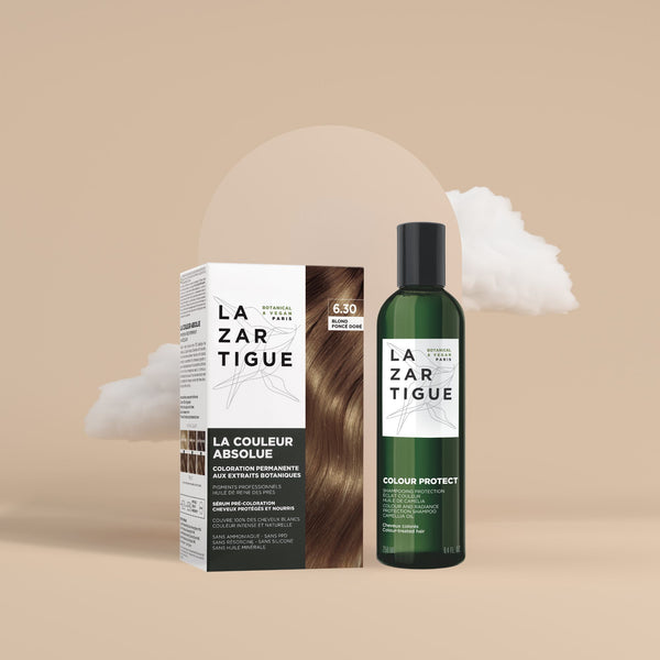 Duo coloration (coloration 6.30 & shampooing)