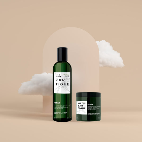 Duo cheveux secs & épais (shampooing & masque)